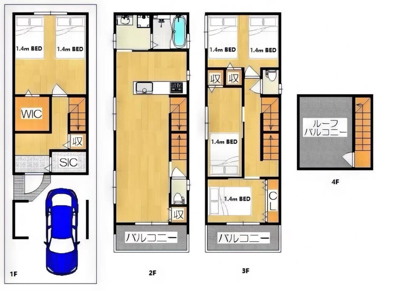Westhouse A 天下茶屋店 Villa Ōsaka Eksteriør bilde